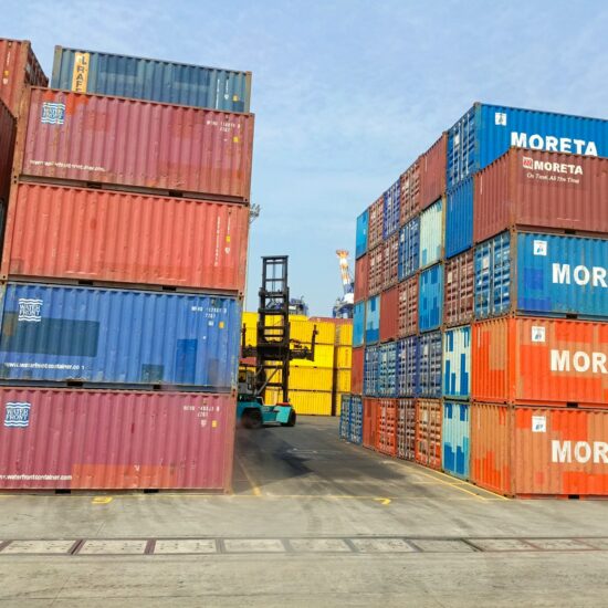 Container terminal, Port of Manila.
